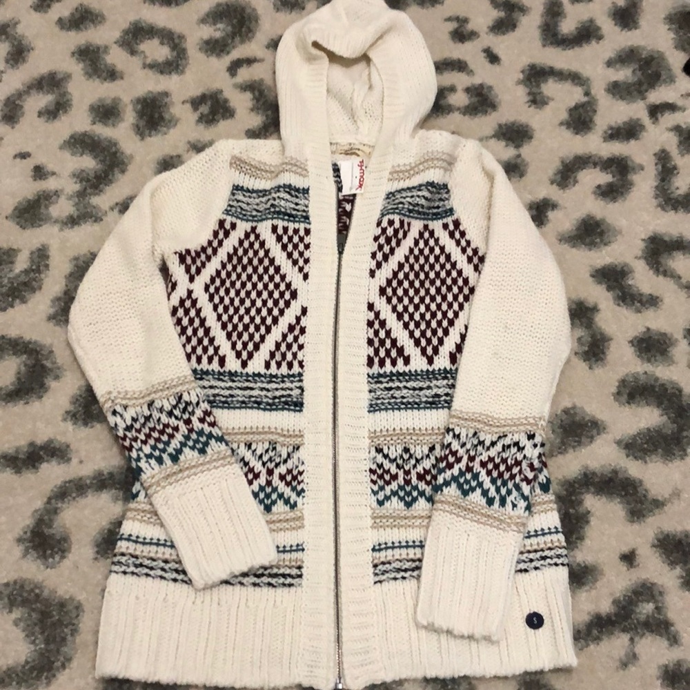 NWT.Hollister zip up hooded cardigan. Size small